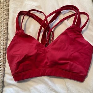 JoyLab Crimson Strappy Sports Bra